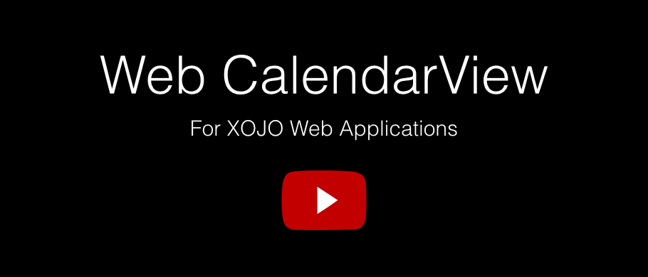 Web CalendarView video presentation