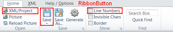 Ribbon Button